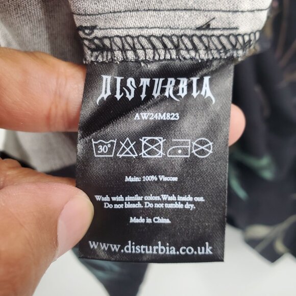 Disturbia Rosanella Floral Print Midi Skirt Women Size US 16 NWT Goth - Picture 6 of 14